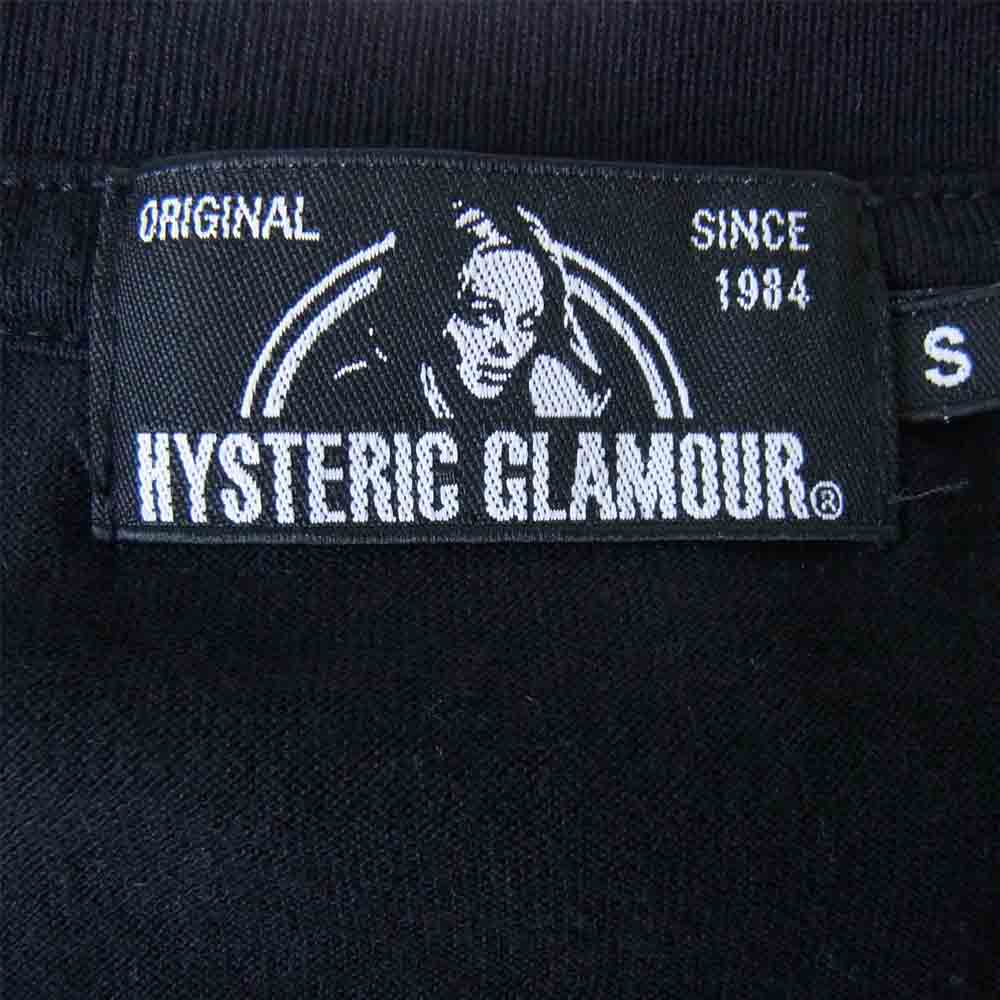 HYSTERIC GLAMOUR ヒステリックグラマー 0261CT10 EXOTIC PHOTOS ガール プリント Tシャツ ブラック系 S【美品】【中古】