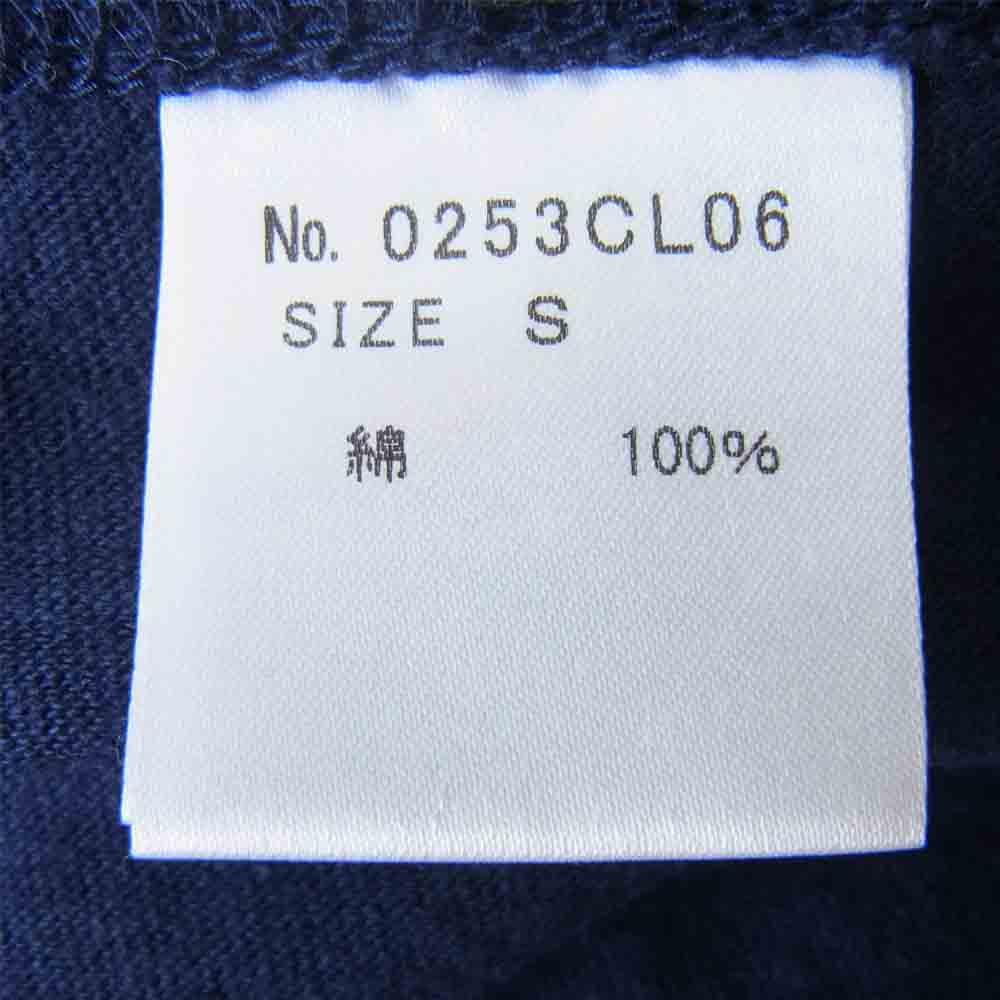 HYSTERIC GLAMOUR ヒステリックグラマー HIGH PERFORMANCE ロゴ ガール プリント 長袖 カットソー ネイビー ネイビー系 S【美品】【中古】