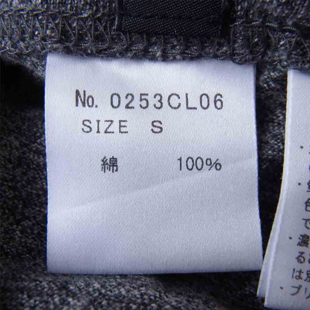 HYSTERIC GLAMOUR ヒステリックグラマー HIGH PERFORMANCE ロゴ ガール プリント 長袖 カットソー グレー グレー系 S【美品】【中古】