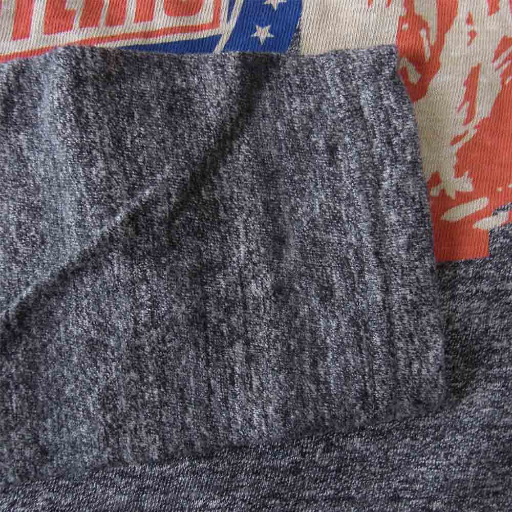 HYSTERIC GLAMOUR ヒステリックグラマー HIGH PERFORMANCE ロゴ ガール プリント 長袖 カットソー グレー グレー系 S【美品】【中古】