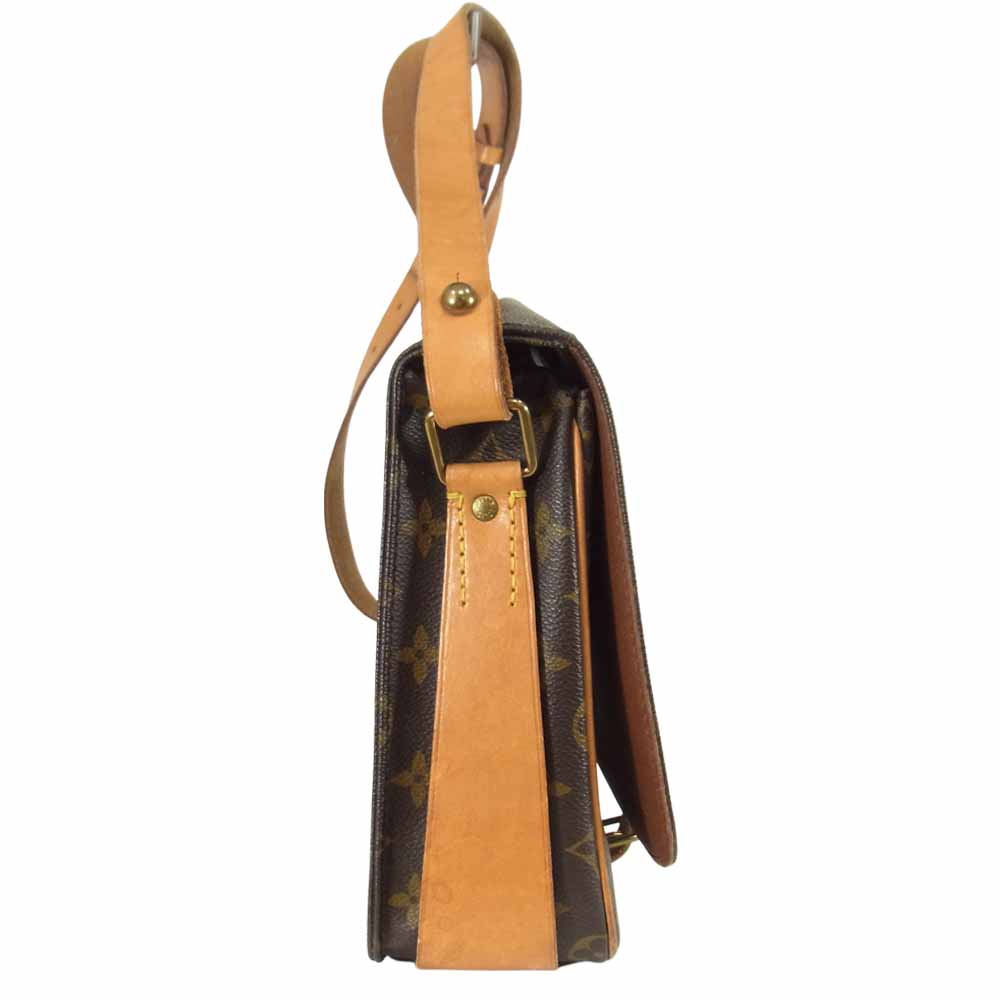 LOUIS VUITTON ルイ・ヴィトン M51252 モノグラム カルトシエール ショルダー バッグ ブラウン系【中古】