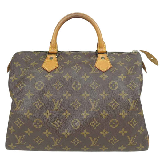 LOUIS VUITTON ルイ・ヴィトン M41526 モノグラム スピーディー30 ハンドバッグ ミニボストンバッグ ブラック系【中古】