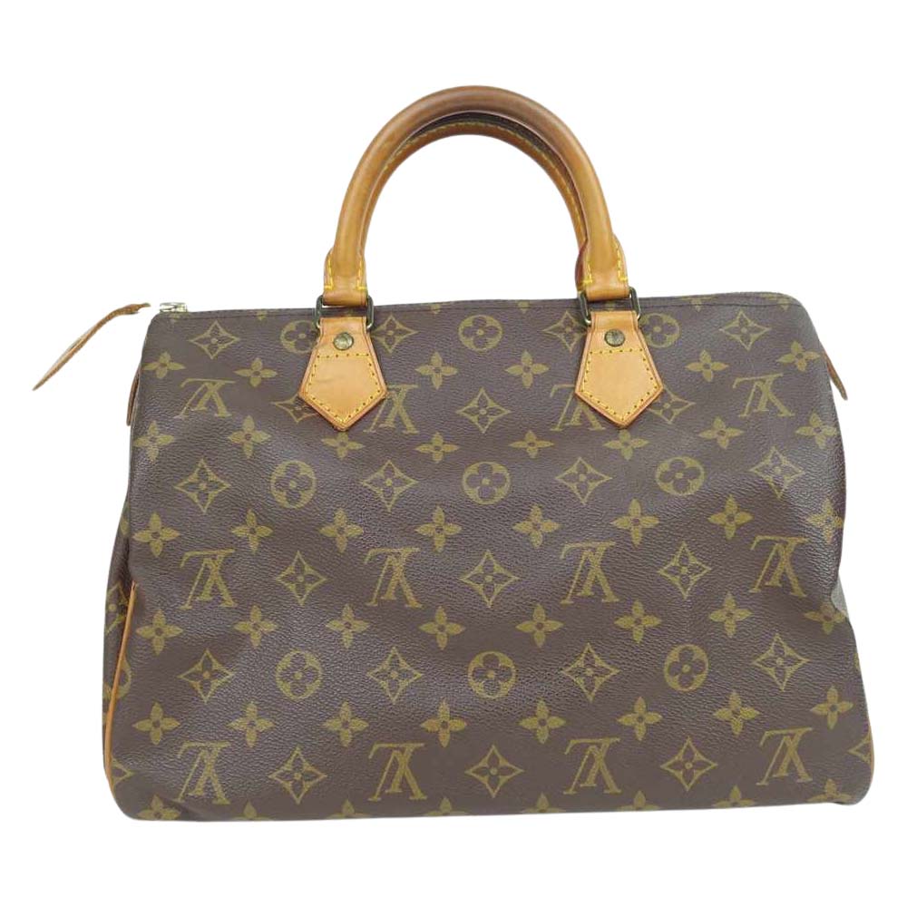LOUIS VUITTON ルイ・ヴィトン M41526 モノグラム スピーディー30 ハンドバッグ ミニボストンバッグ ブラック系【中古】