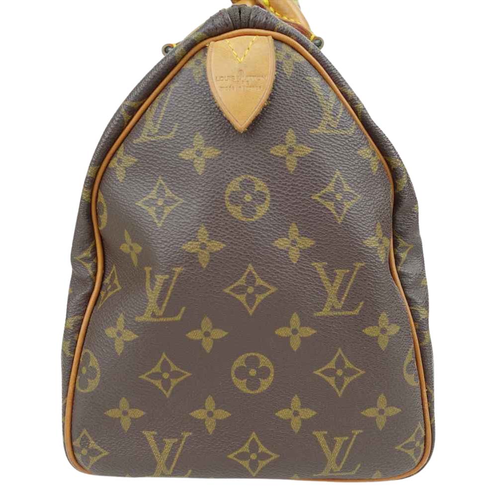 LOUIS VUITTON ルイ・ヴィトン M41526 モノグラム スピーディー30 ハンドバッグ ミニボストンバッグ ブラック系【中古】