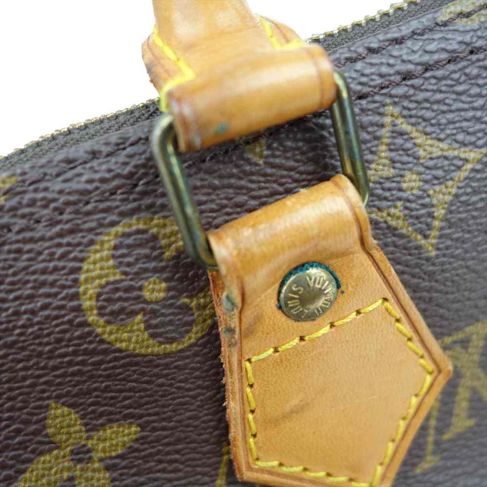 LOUIS VUITTON ルイ・ヴィトン M41526 モノグラム スピーディー30 ハンドバッグ ミニボストンバッグ ブラック系【中古】