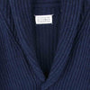 MAISON MARGIELA メゾンマルジェラ 14 ショールカラー ウール ニット カーディガン イタリア製 ネイビー系 S【中古】