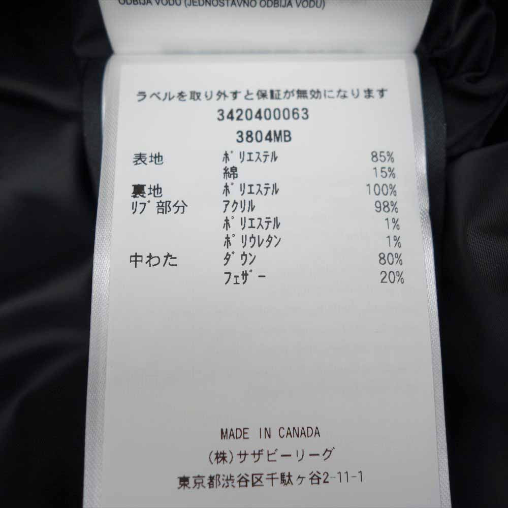 CANADA GOOSE カナダグース 3804MB 国内正規品 BLACK LABEL ブラックレーベル MACMILLAN PARKA マクミラン パーカ ブラック系 M【極上美品】【中古】