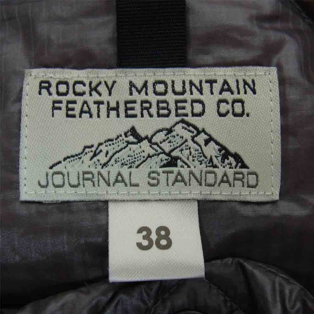 ロッキーマウンテンフェザーベッド 290-172-21 JOURNAL STANDARD別注 ダウンベスト ブラウン系 38【中古】