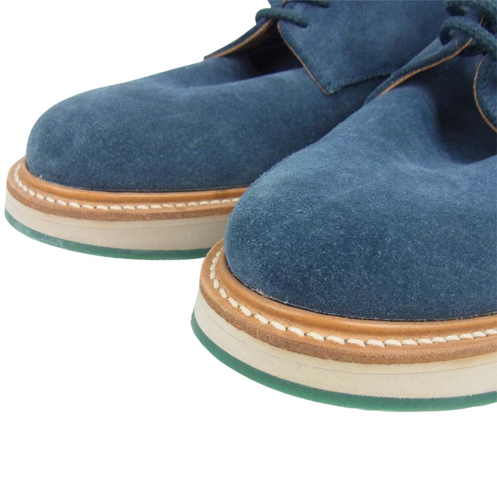 CHURCH'S チャーチ LEYTON レイトン スエード シューズ ネイビー系 実寸サイズ約27.5㎝【美品】【中古】