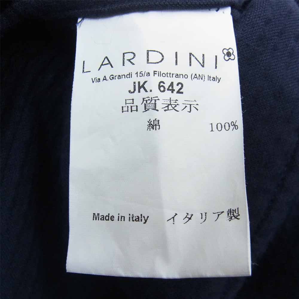 LARDINI ラルディーニ JK642 国内正規品 ブートニエール付き 太畝コーデュロイ 3B テーラードジャケット ネイビー系 XS【美品】【中古】