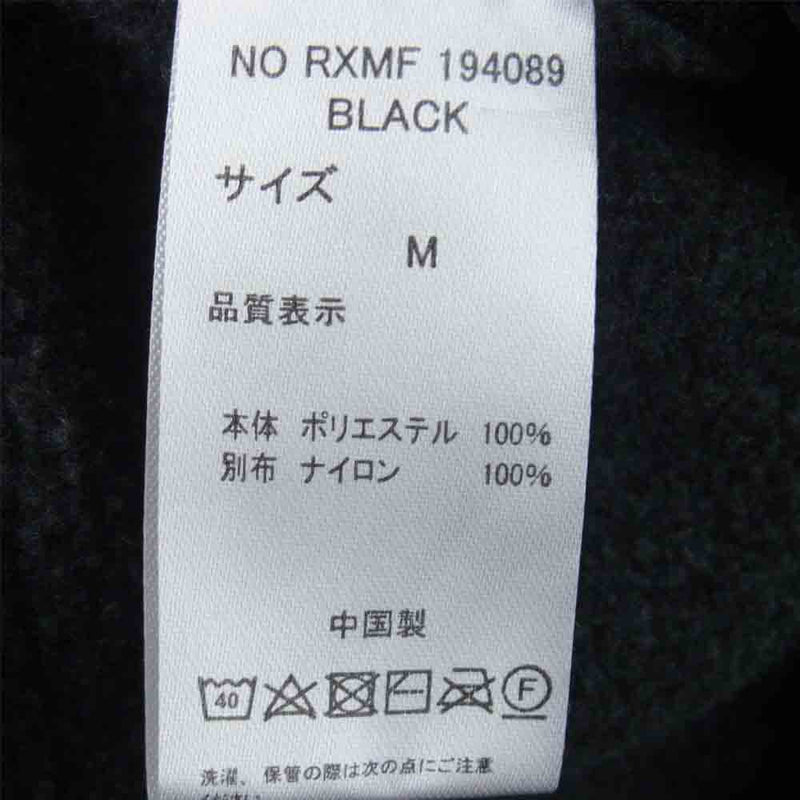 ロックス RXMF 194089 アノラック フリース ジャケット ポリエステル ナイロン 中国製 ブラック系 M【中古】