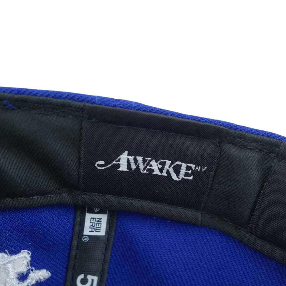 NEW ERA ニューエラ 21ss AWAKE NY 59FIFTY New York Mets アウェイク ニューヨーク メッツ キャップ ブルー系 7 1/2【中古】