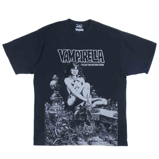 HYSTERIC GLAMOUR ヒステリックグラマー 21SS 02211CT41 × VAMPIRELLA ヴァンピレラ WHEN WAKES THE DEAD Tシャツ ブラック系 L【美品】【中古】
