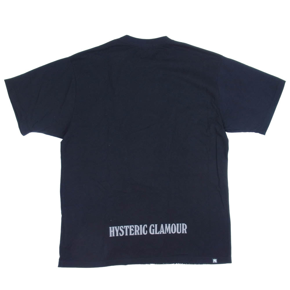 HYSTERIC GLAMOUR ヒステリックグラマー 21SS 02211CT41 × VAMPIRELLA ヴァンピレラ WHEN WAKES THE DEAD Tシャツ ブラック系 L【美品】【中古】