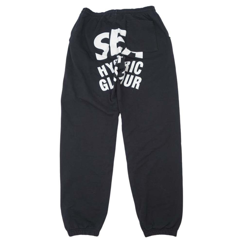 HYSTERIC GLAMOUR ヒステリックグラマー 20AW × WIND AND SEA PANTS ウィンダンシー スウェット パンツ ブラック系【中古】
