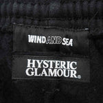 HYSTERIC GLAMOUR ヒステリックグラマー 20AW × WIND AND SEA PANTS ウィンダンシー スウェット パンツ ブラック系【中古】