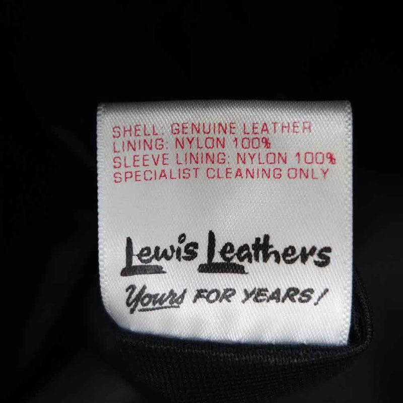 Lewis Leathers ルイスレザー 391 LIGHTNING ライトニング ブラック系 40【美品】【中古】