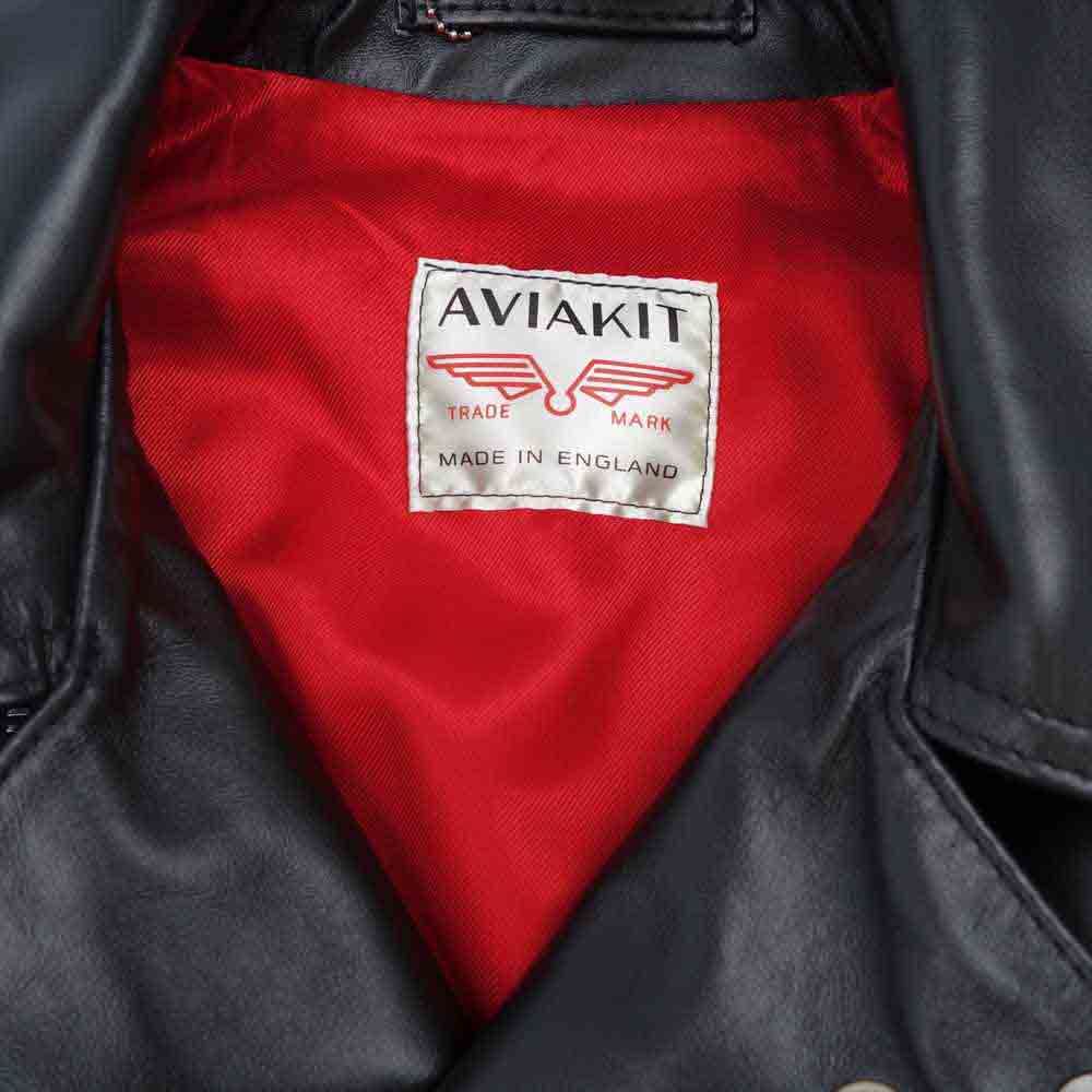 HYSTERIC GLAMOUR ヒステリックグラマー 0201LB02 × LEWIS LEATHERS ルイスレザー バックスカル サイクロン ダブルライダース ブラック系 L【新古品】【未使用】【中古】