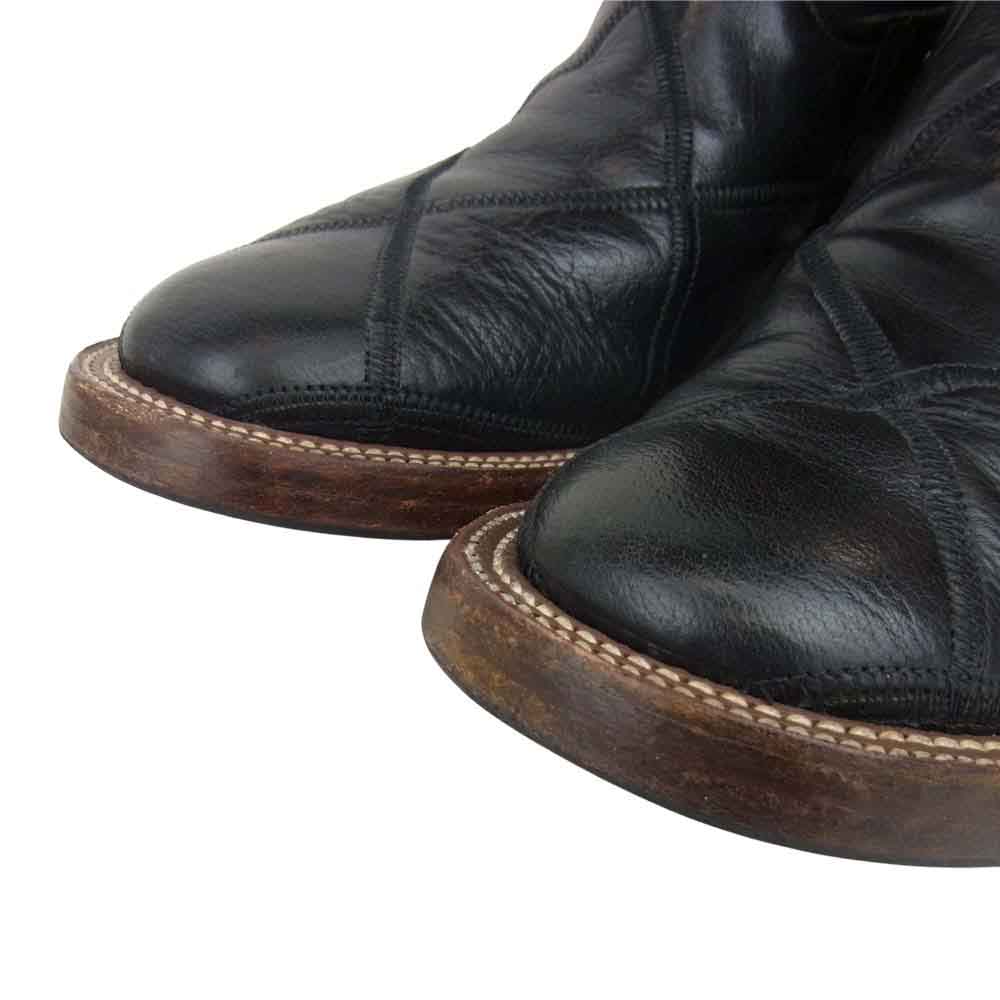 RIOS OF MERCEDES リオスオブメルセデス 3052N Patchwork See Notes Roper Boots ローパー ウエスタン ブーツ ブラック系 10【中古】