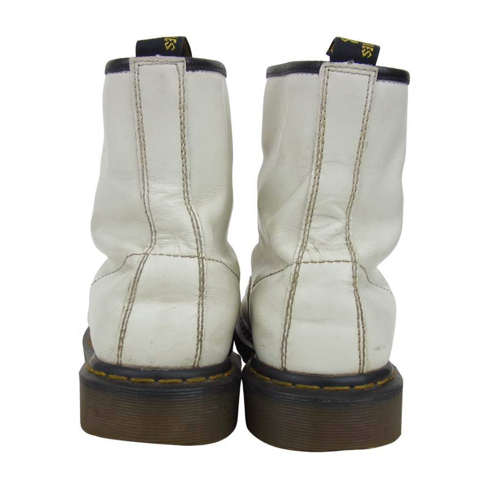 Dr.Martens ドクターマーチン 1640 8ホール モノ ブーツ ホワイト系 UK9【中古】