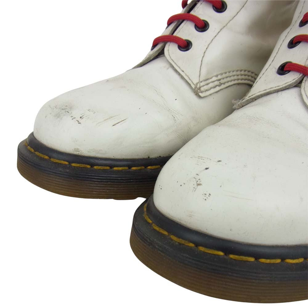 Dr.Martens ドクターマーチン 1640 8ホール モノ ブーツ ホワイト系 UK9【中古】