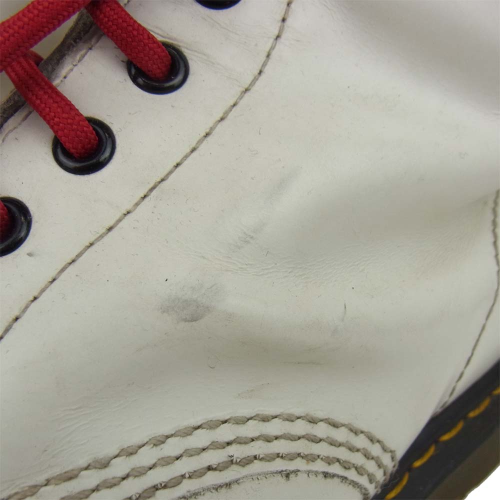 Dr.Martens ドクターマーチン 1640 8ホール モノ ブーツ ホワイト系 UK9【中古】