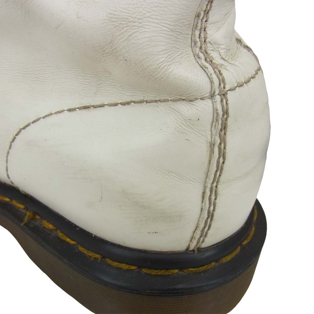 Dr.Martens ドクターマーチン 1640 8ホール モノ ブーツ ホワイト系 UK9【中古】