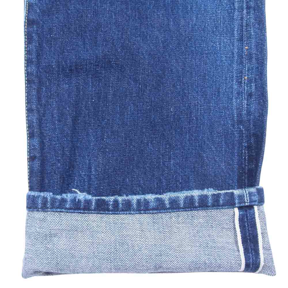 Denime ドゥニーム 484 ダメージ リぺア 加工 デニムパンツ デニム パンツ インディゴブルー系 33【中古】