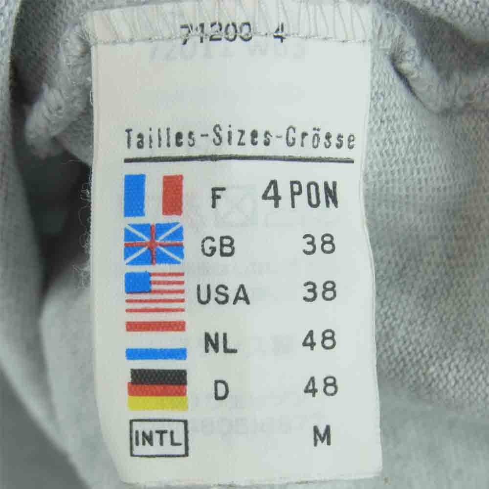 SAINT JAMES セントジェームス RN130787 バスク 長袖 Tシャツ コットン フランス製 ライトグレー系 M【中古】