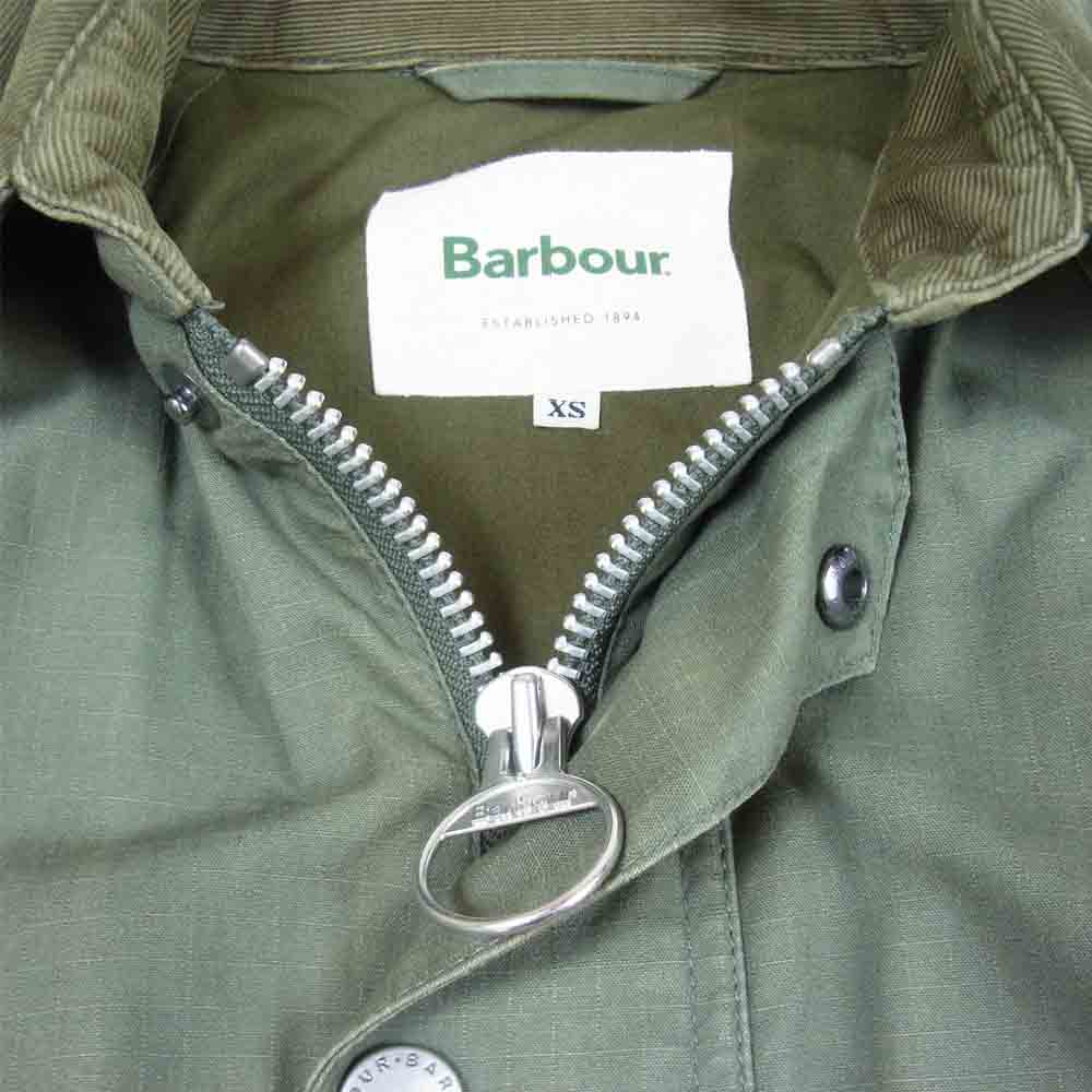 Barbour バブアー 1701074 × BEAMS ビームス  BEDALE ビデイル リップストップ ジャケット モスグリーン系 XS【中古】