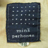 mina perhonen ミナペルホネン na4149 always オールウェイズ コットンリネン デニム パンツ インディゴブルー系 38【中古】