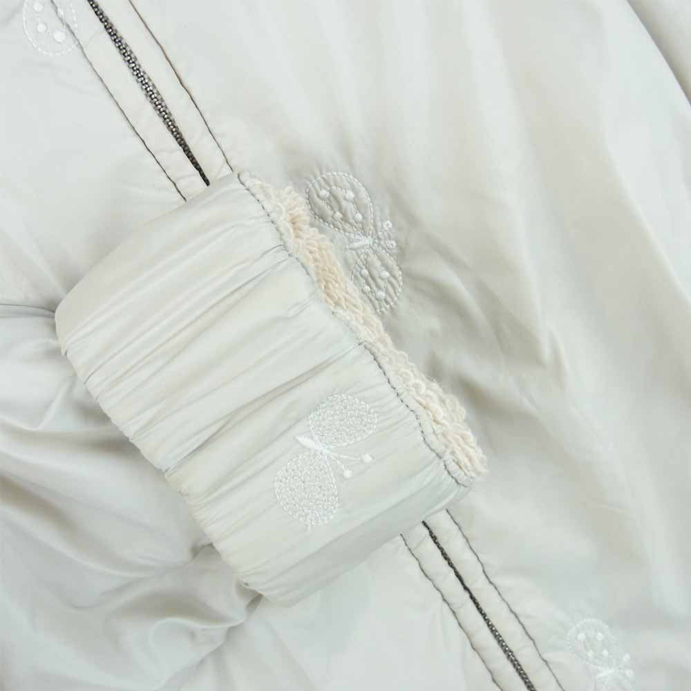 mina perhonen ミナペルホネン MA8916 choucho チョウチョ ナイロン ブルゾン オフホワイト系【中古】
