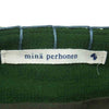 mina perhonen ミナペルホネン NA5604 SKIP ウール 刺繍 スカート 日本製 グリーン系 38【中古】