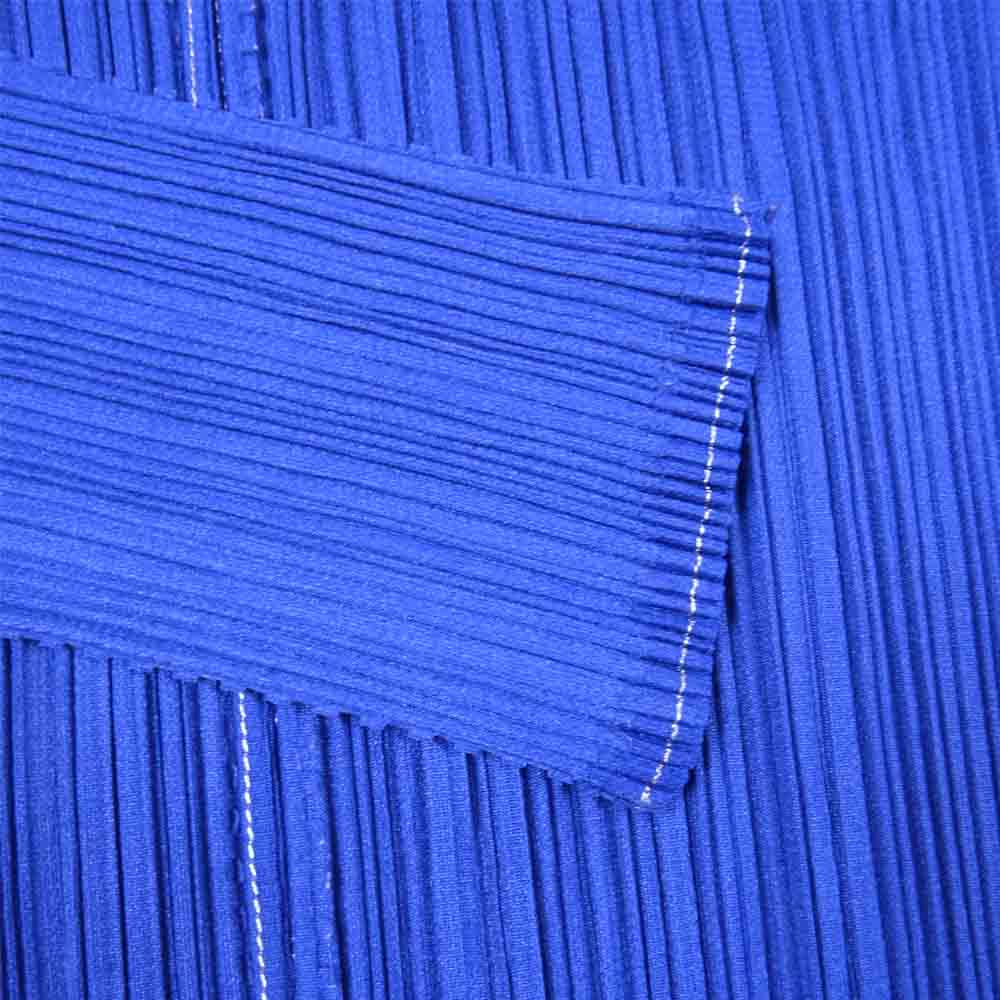 PLEATS PLEASE プリーツプリーズ イッセイミヤケ PP43-JK162 ハイネック 半袖 カットソー パープル系 3【中古】