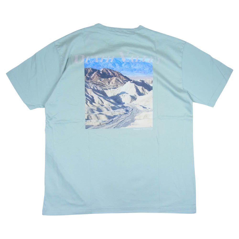 NAISSANCE ネサーンス 21SS 21S-NSA-CS-05 PHOTO T-SHIRT フォト 半袖Tシャツ ライトグリーン系 XL【新古品】【未使用】【中古】