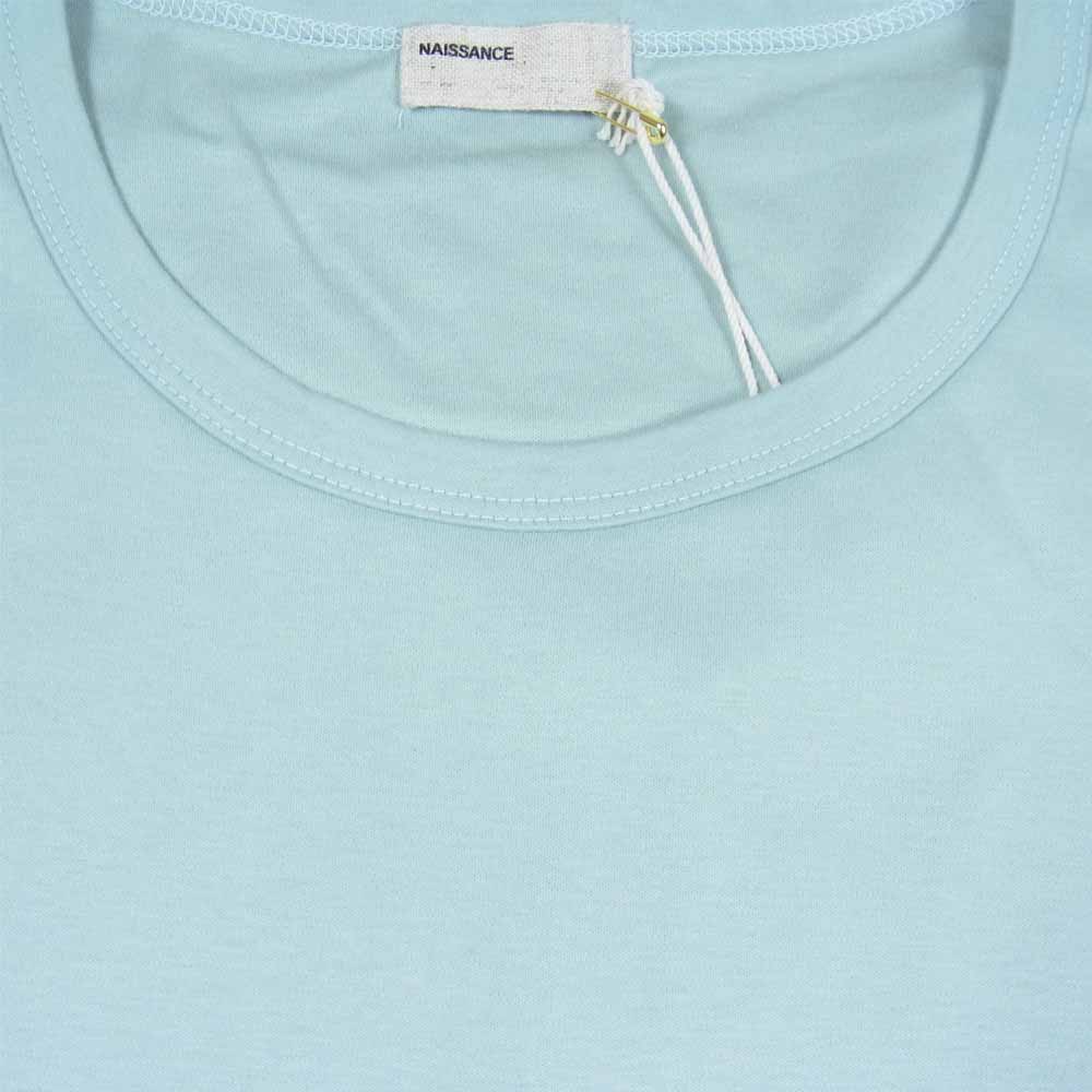 NAISSANCE ネサーンス 21SS 21S-NSA-CS-05 PHOTO T-SHIRT フォト 半袖Tシャツ ライトグリーン系 XL【新古品】【未使用】【中古】
