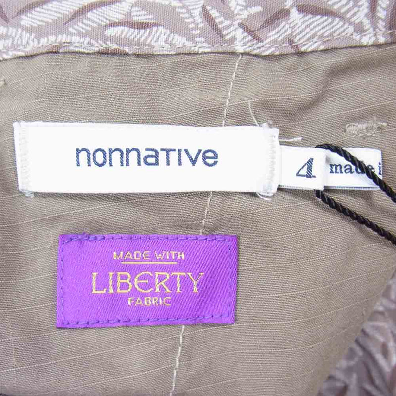 nonnative ノンネイティブ NN-P3937 DWELLER EASY SHORTS PANTS ショート パンツ 赤茶系 4【美品】【中古】