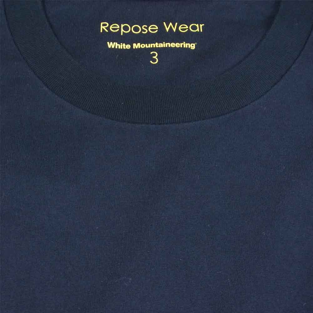 WHITE MOUNTAINEERING ホワイトマウンテニアリング RW2171504 LAYERED WIDE T-SHIRT レイヤード ワイド Tシャツ ブラック系 3【極上美品】【中古】