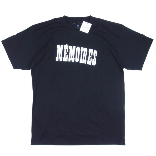 FRAGMENT DESIGN フラグメントデザイン 21SS UE-210008 MEMOIRES TEE ロゴ Tシャツ ブラック系 4【新古品】【未使用】【中古】