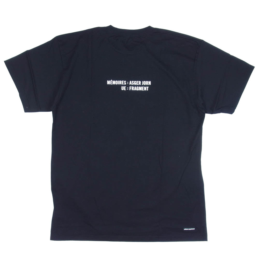 FRAGMENT DESIGN フラグメントデザイン 21SS UE-210008 MEMOIRES TEE ロゴ Tシャツ ブラック系 4【新古品】【未使用】【中古】