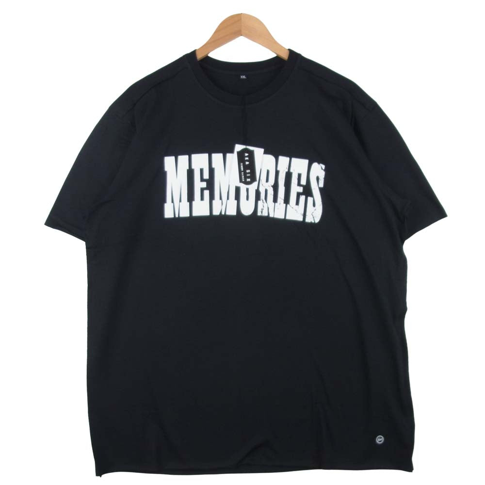 エーケーエーシックス TSB08MW フラグメント FRAGMENT MEMORIES BLACK PRINT T-SHIRT プリント 半袖 Tシャツ ブラック系 XXL【新古品】【未使用】【中古】