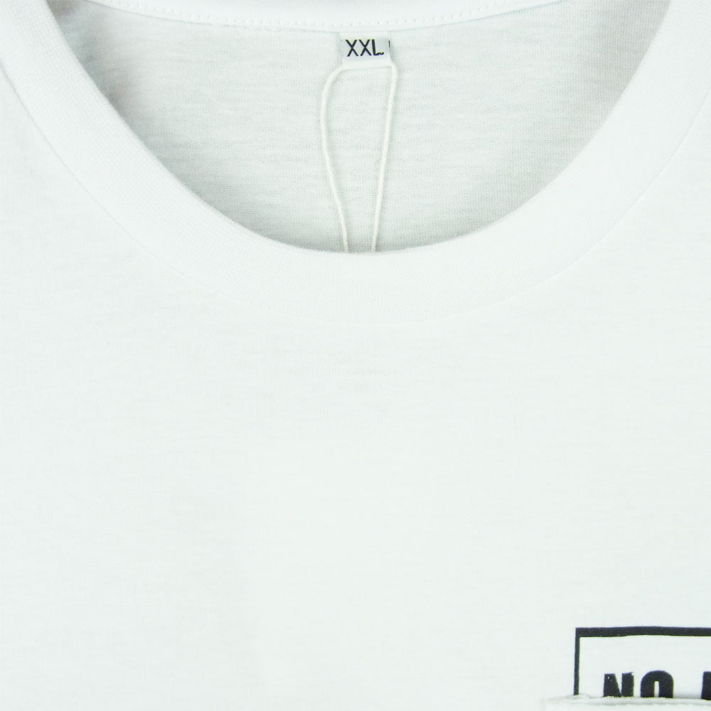エーケーエーシックス TSW08NFP フラグメント FRAGMENT NO FRGMT POCKET T-SHIRT ポケット 半袖 Tシャツ ホワイト系 XXL【新古品】【未使用】【中古】