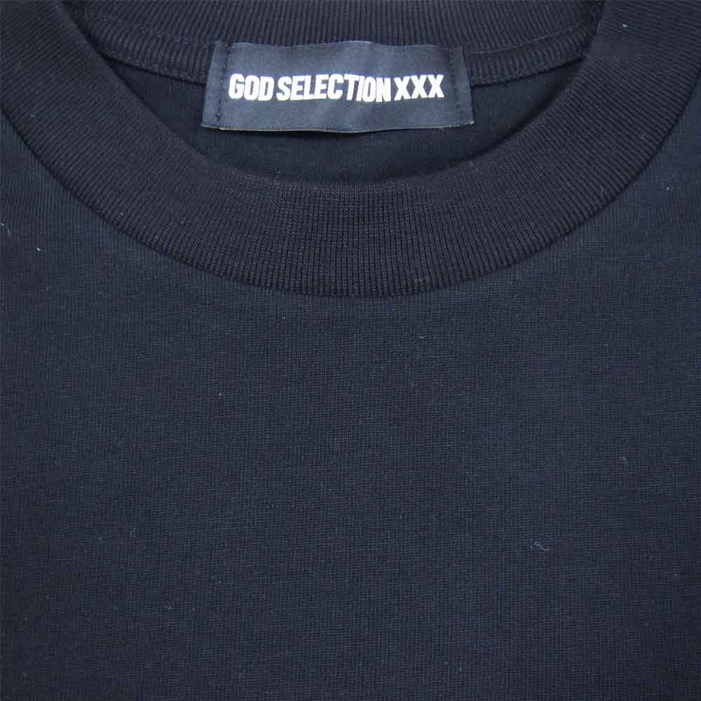 GOD SELECTION XXX ゴッドセレクション VIOLA&ROSES ヴィオラ＆ローゼス コラボ Tシャツ ブラック系 L【極上美品】【中古】