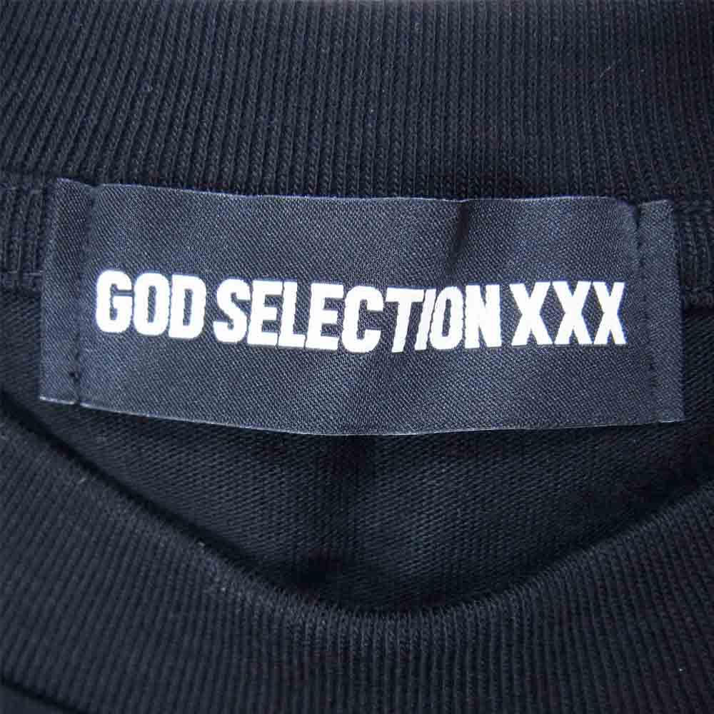 GOD SELECTION XXX ゴッドセレクション VIOLA&ROSES ヴィオラ＆ローゼス コラボ Tシャツ ブラック系 L【極上美品】【中古】