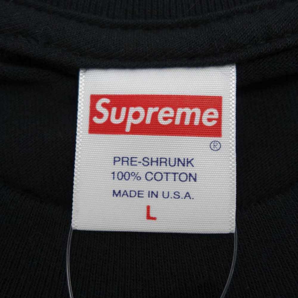 Supreme シュプリーム 21AW Shrek Tee シュレック ロゴ Tシャツ ブラック系 L【美品】【中古】
