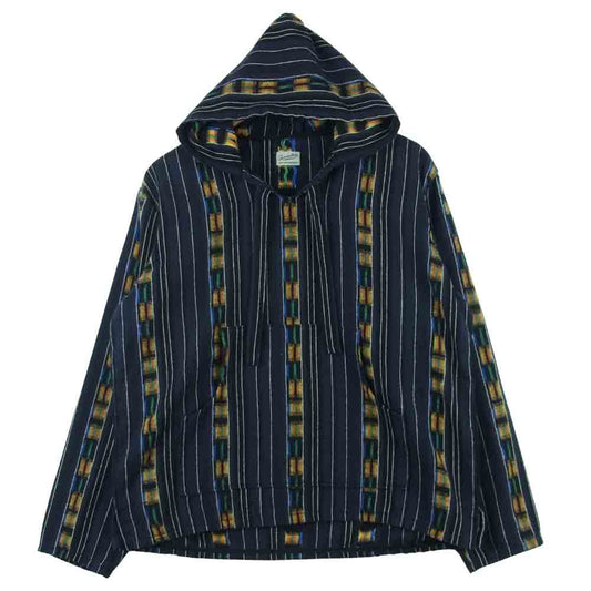 TENDERLOIN テンダーロイン T-NATIVE PARKA メキシカン パーカー コットン 日本製 ネイビー系 M【中古】