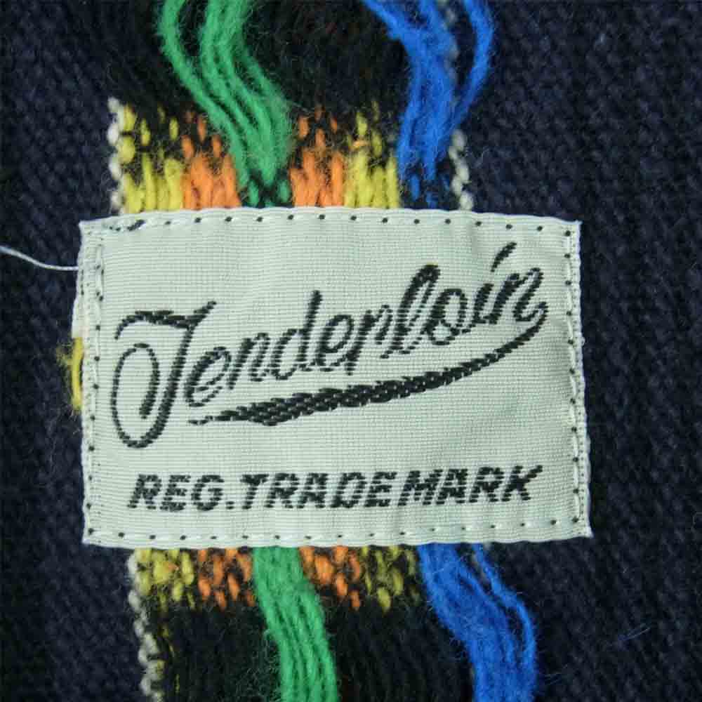 TENDERLOIN テンダーロイン T-NATIVE PARKA メキシカン パーカー コットン 日本製 ネイビー系 M【中古】