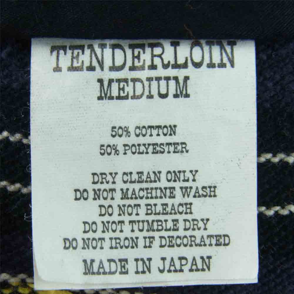 TENDERLOIN テンダーロイン T-NATIVE PARKA メキシカン パーカー コットン 日本製 ネイビー系 M【中古】