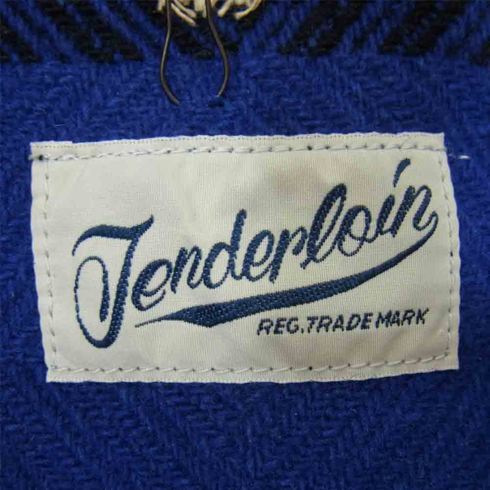 TENDERLOIN テンダーロイン T-BUFFALO SHT JKT バッファロー チェック シャツ ジャケット ブルー ブルー系 XS【中古】