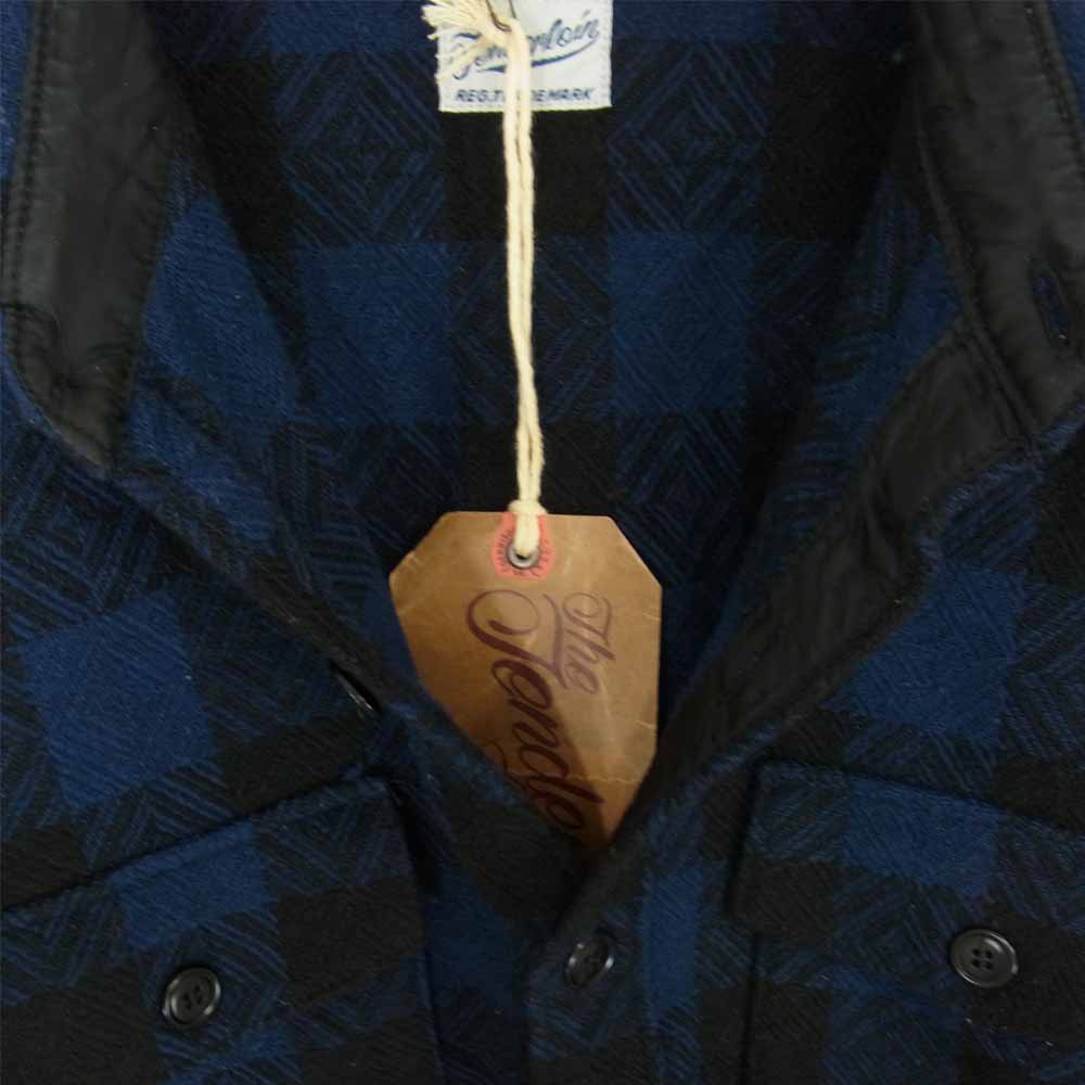 TENDERLOIN テンダーロイン T-BUFFALO SHT JKT バッファロー チェック シャツ ジャケット ネイビー ネイビー系 XS【中古】